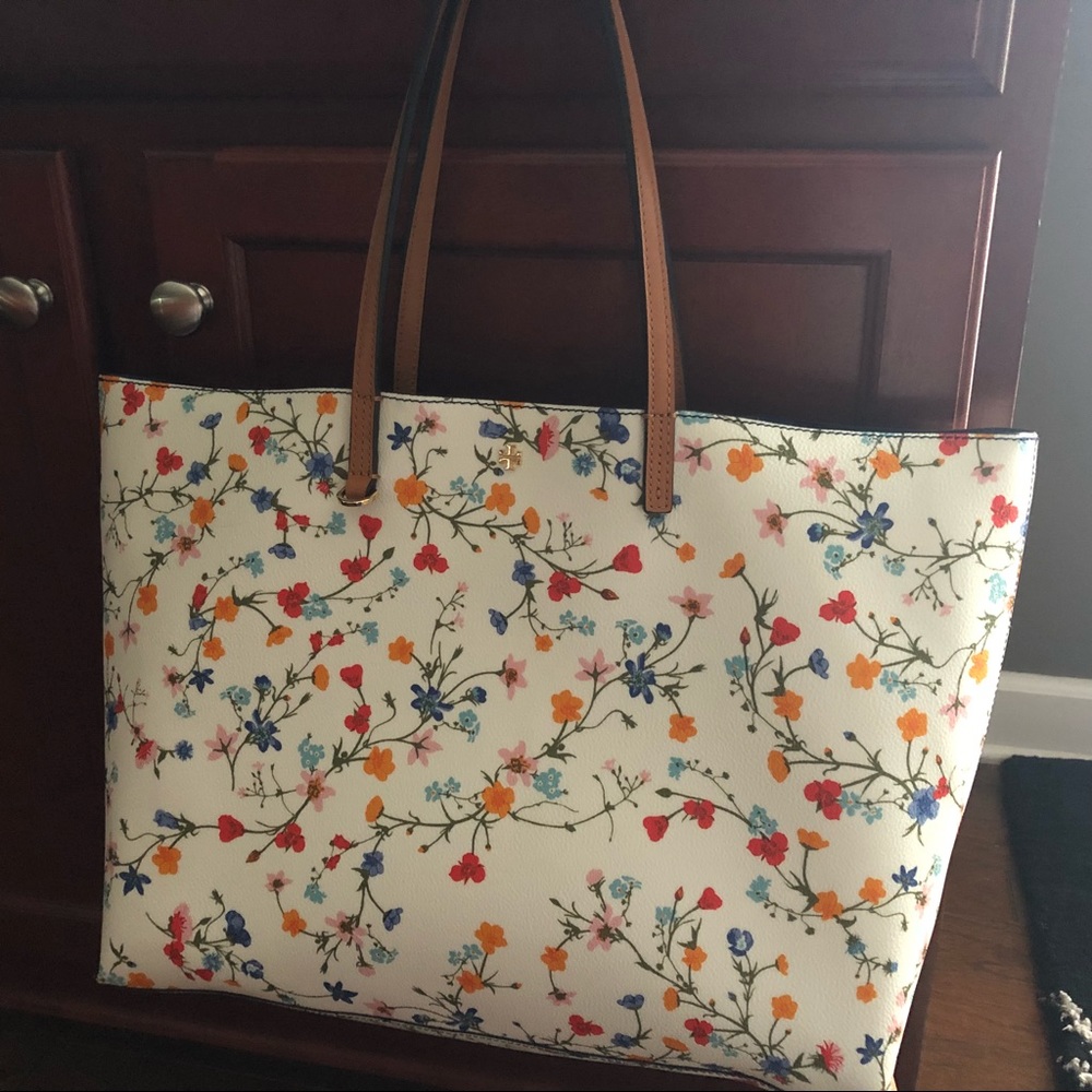 Tory Burch springtime tote